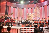 坂本冬美のリハーサルの様子。