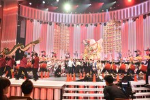 坂本冬美のリハーサルの様子。