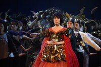 水森かおりのリハーサルの様子。