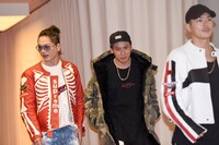 左から登坂広臣、山下健二郎、今市隆二。