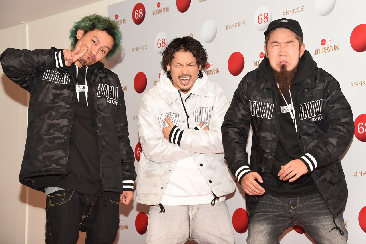 WANIMA、紅白へ続くレッドカーペットを疾走！「全力で歌いたいと思います」