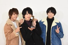 左から山崎悠稀、吉田仁人、塩崎太智。