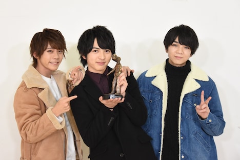 左から山崎悠稀、吉田仁人、塩崎太智。