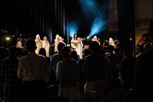 中村千尋のライブの様子。（撮影：鈴木美香）