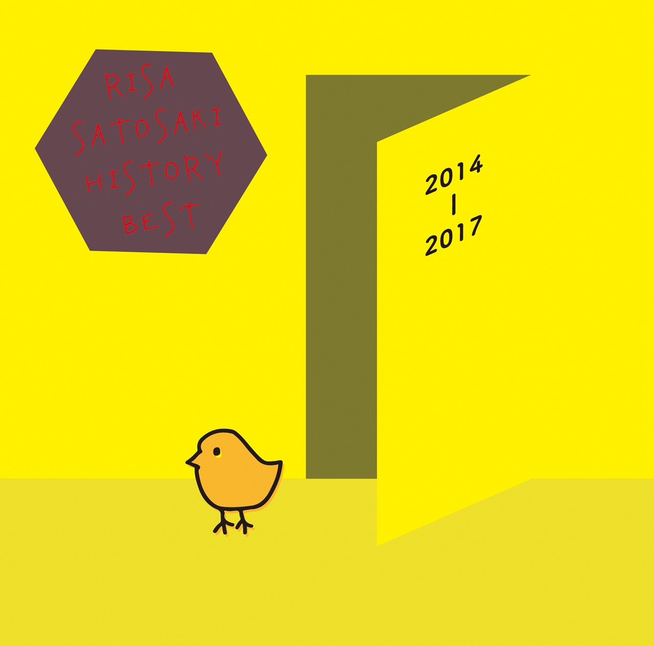 里咲りさ「RISA SATOSAKI HISTORY BEST 2014 - 2017」ジャケット