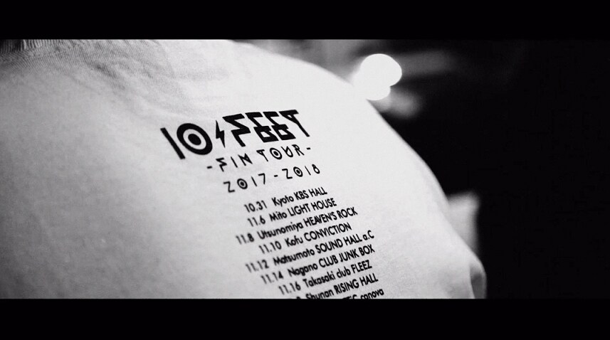 10-FEET、進行中のツアーから最新ライブ映像収めた「Fin」MV