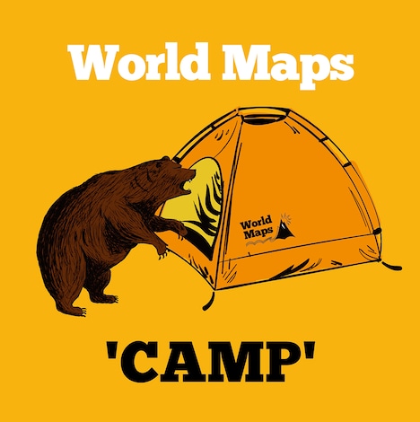 World Maps「CAMP」ジャケット
