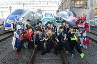 BOYS AND MENとシンカリオン。 (c)プロジェクト シンカリオン・JR-HECWK/超進化研究所・TBS ※撮影許可を得た場所で撮影しています