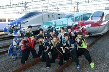 BOYS AND MENとシンカリオン。 (c)プロジェクト シンカリオン・JR-HECWK/超進化研究所・TBS ※撮影許可を得た場所で撮影しています