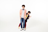 横山だいすけと鈴木福。