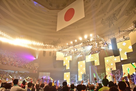 「私立恵比寿中学新春大学芸会 ～ebichu pride～」の様子。