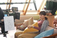 テレビCM「夢の舞台」の撮影の様子。