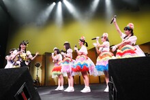 「3B junior It's 賀☆SHOW TIME!!2018」第2部「黄色水色歌合戦はちロケ最後の大試練！～イベントを延期させてもらったので予習をかねて大リハーサル大会～」の様子。（撮影：笹森健一）