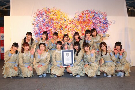 今年1月に行われたNGT48劇場オープン2周年記念イベントの様子。(c)AKS