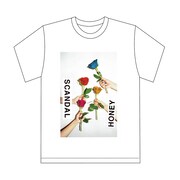 SCANDAL「HONEY」完全生産限定盤に付属するTシャツのデザイン。