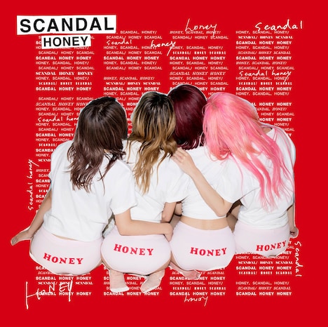 SCANDAL「HONEY」通常盤ジャケット