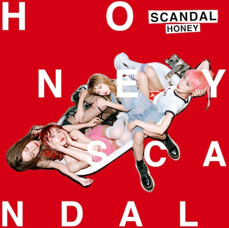SCANDAL「HONEY」初回限定盤ジャケット