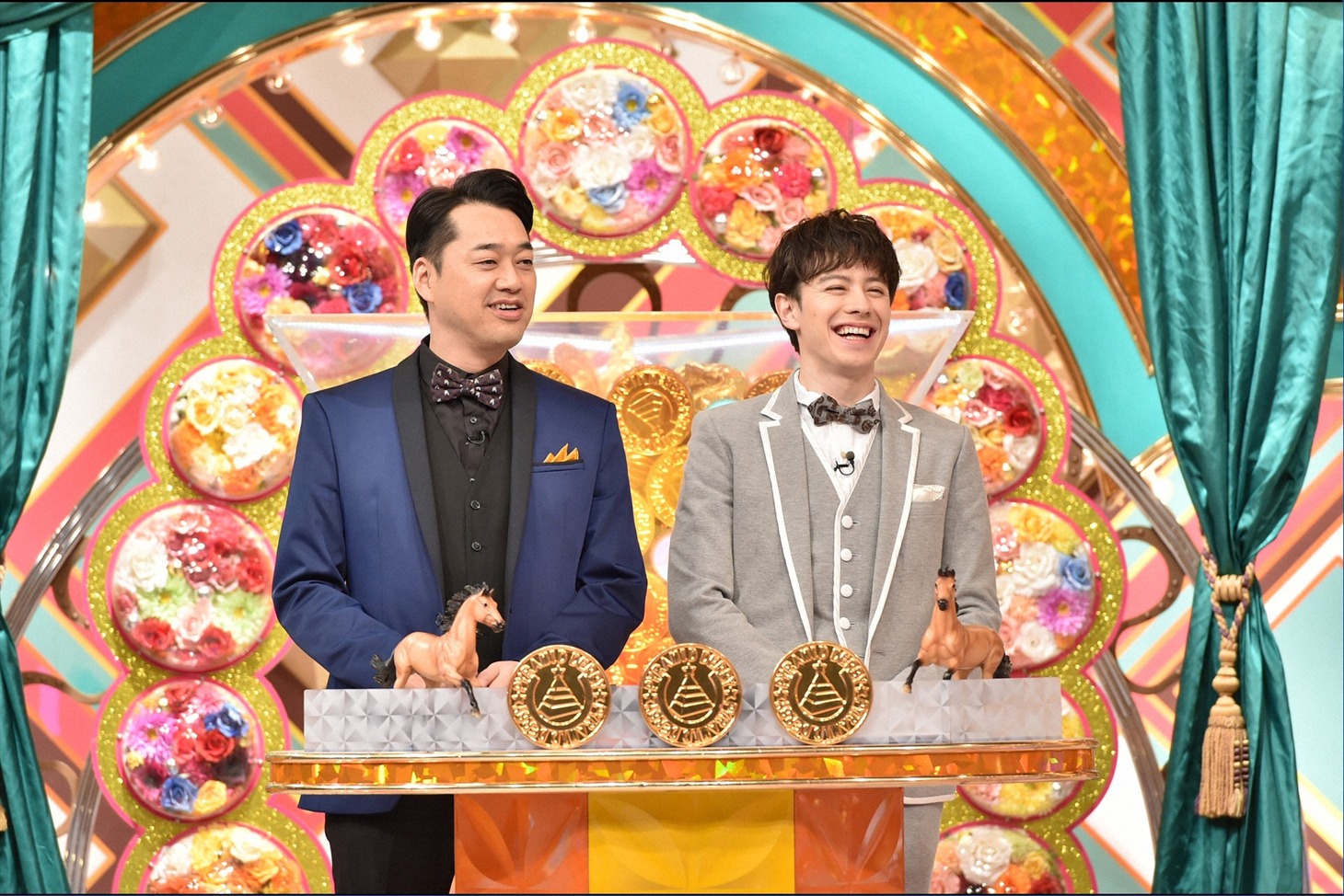 設楽統（バナナマン）とウエンツ瑛士。(c)TBS