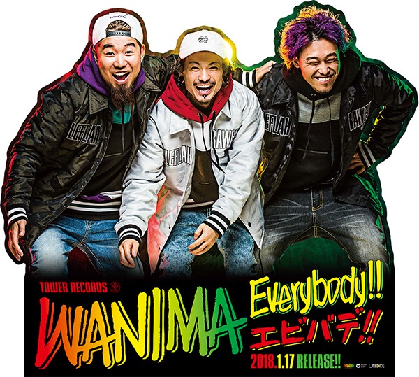 WANIMA等身大立て看板