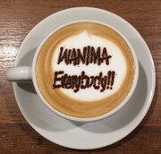 ラテ(オリジナルラテアート) 750円