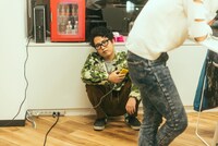 SAKANAMON「DAPPI」ミュージックビデオの撮影風景。