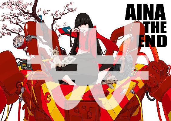 すしお描き下ろしのアイナ・ジ・エンド（BiSH）のイラスト。