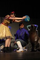 「私立恵比寿中学 放送部」公開収録の様子。