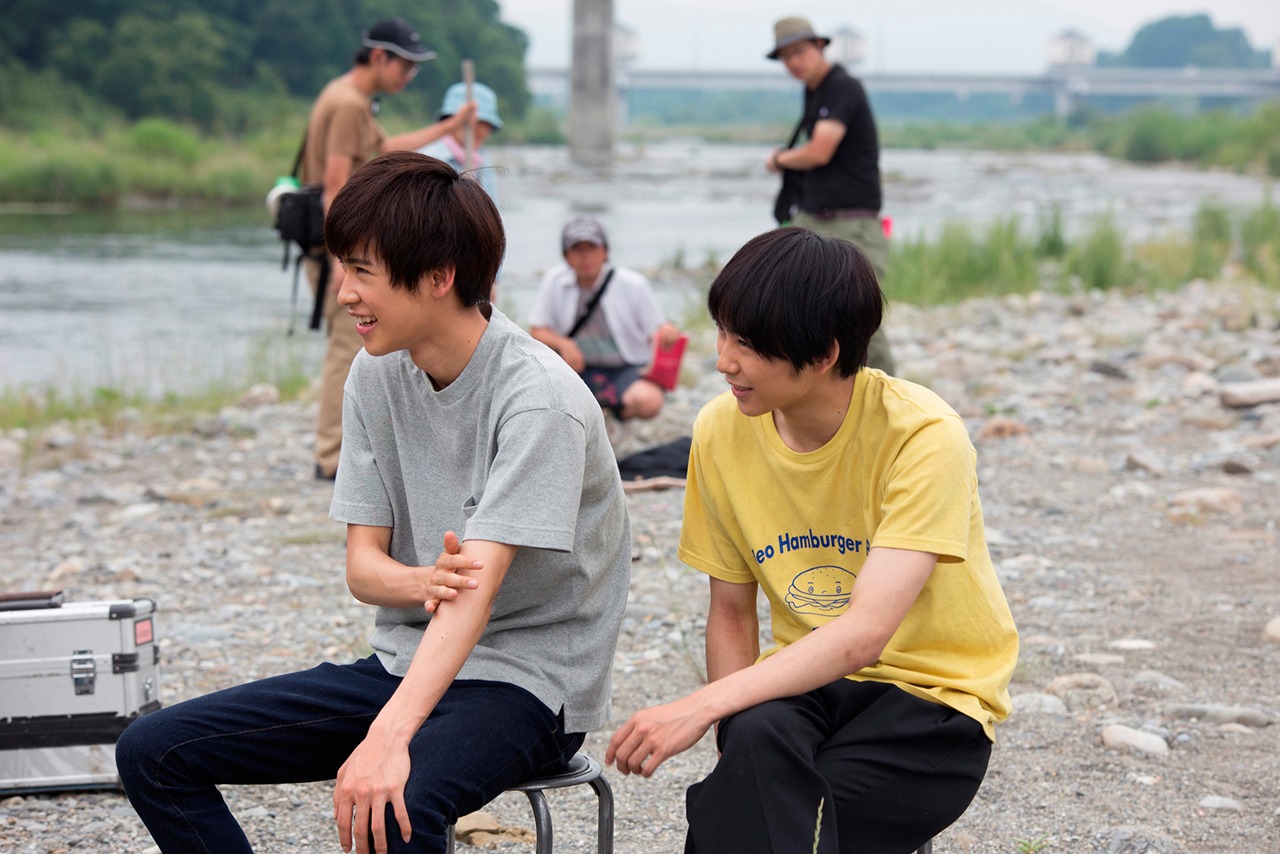 映画「サイモン＆タダタカシ」のメイキングショット。(c)2017PFFパートナーズ（ぴあ ホリプロ 日活）