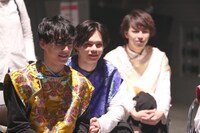 手前からユースケ、カイ、タカシ。