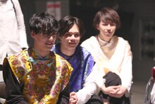 手前からユースケ、カイ、タカシ。