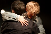 左から向井太一、SALU。（撮影：松平伊織）