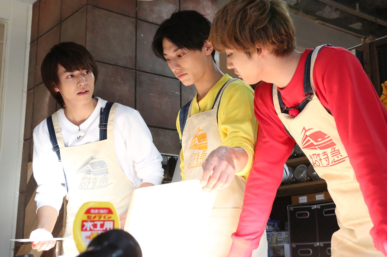 左からタカシ、ユースケ、ユーキ。