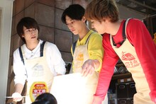 左からタカシ、ユースケ、ユーキ。