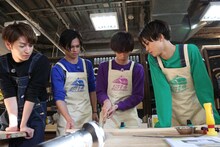 左からコーイチ、カイ、リョウガ、タクヤ。