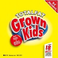 TOTALFAT「Grown Kids feat. SUGA（dustbox）, 笠原健太郎（Northern19）」ジャケット