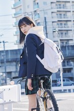 サイダーガールの新キャラクターを務める杉本愛里。