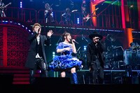 「NANA MIZUKI LIVE GATE 2018」2日目のゲスト、FLOWのKOHSHI&KEIGO。（写真提供：キングレコード）