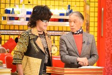 Toshl（X JAPAN）と堺正章。(c)TBS