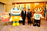 滋賀県公館訪問時の様子。