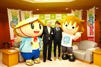 草津市役所訪問時の様子。