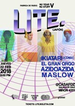 LITEのメキシコ・タンピコ公演の告知ビジュアル