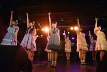 「さよならのプリエール」を披露する柳▽箱（RYUTistとハコイリ▽ムスメ）。