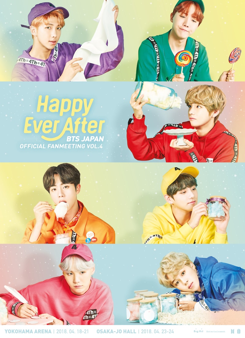 「BTS JAPAN OFFICIAL FANMEETING VOL.4 ～Happy Ever After～」ビジュアル