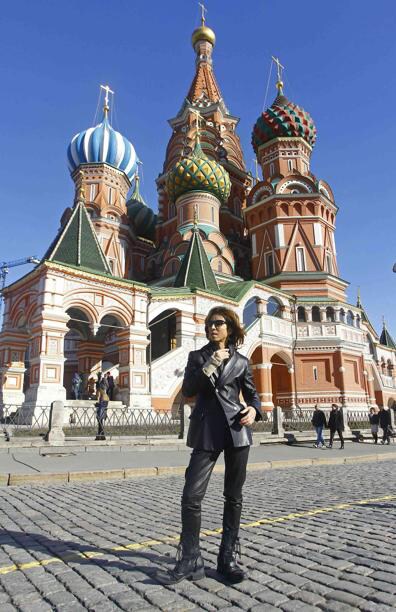 ロシアにいるYOSHIKI。