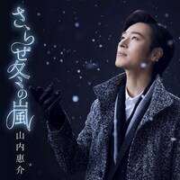 山内惠介「さらせ冬の嵐」唄盤ジャケット