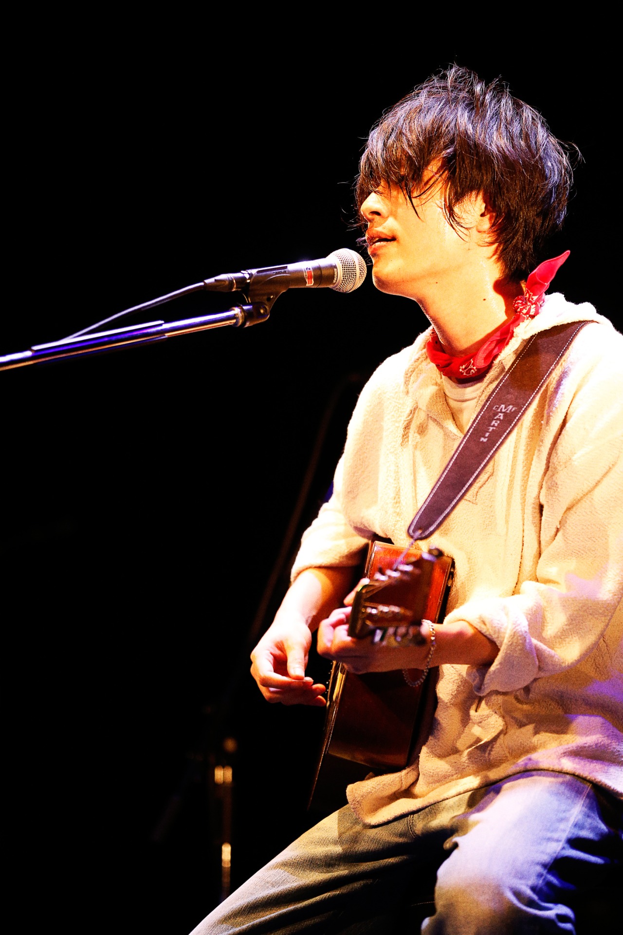 光村龍哉（Vo, G）（撮影：岡田貴之）