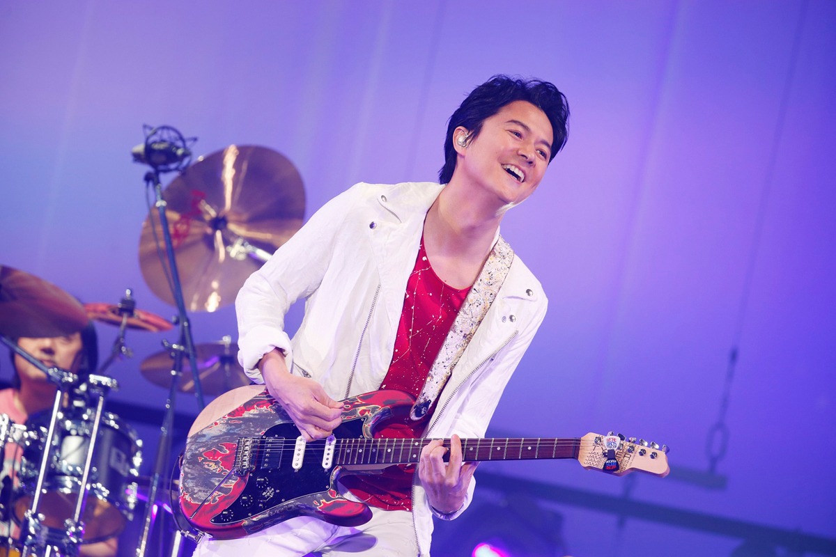 福山雅治「WE'RE BROS. TOUR 2018」大阪・大阪城ホール公演の様子。（撮影：板橋淳一）