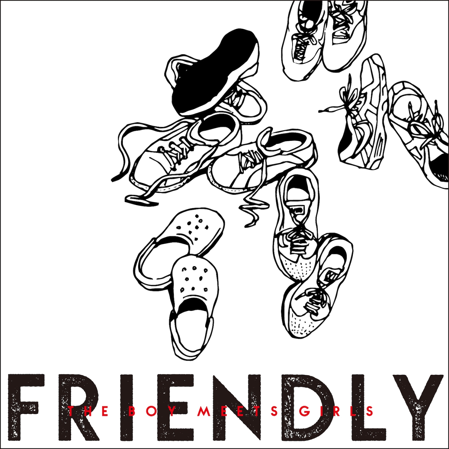 THE BOY MEETS GIRLS「FRIENDLY」配信ジャケット