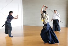 手前からユースケ、カイ。