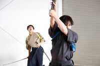 手前からカイ、ユースケ。